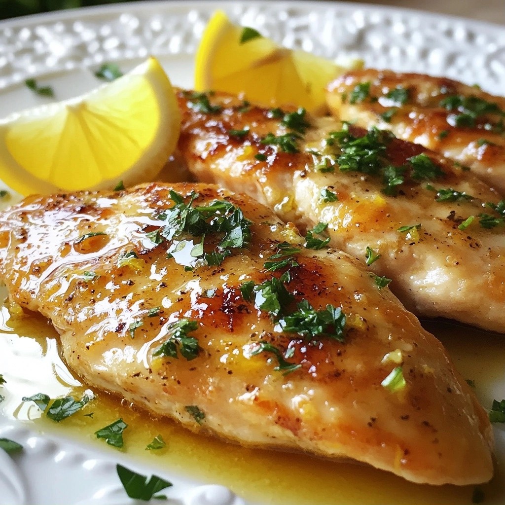 Fast Cooking Lemon & Herb Chicken Paillards Recipe