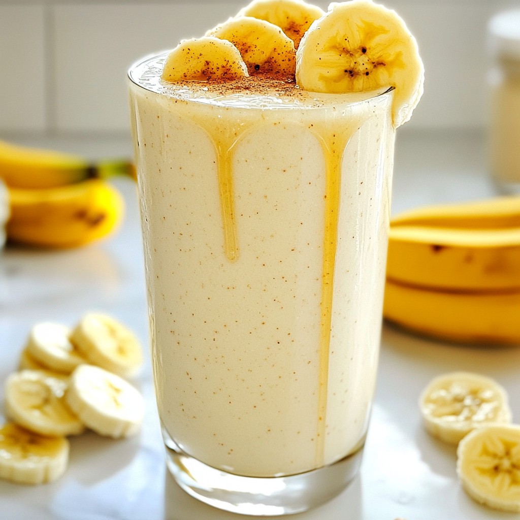 Sweet Rapid Meals Banana Oatmeal Smoothie Delight