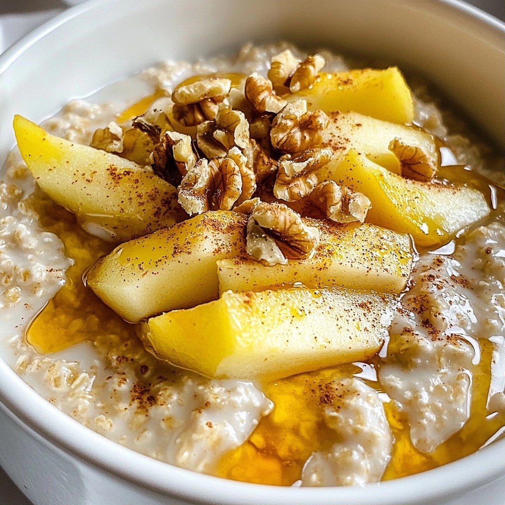 Fluffy Rapid Meals Apple Cinnamon Oatmeal Recipe