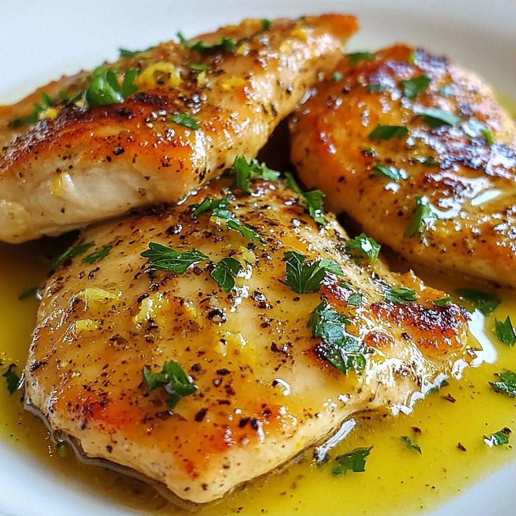 Savory Fast Cooking Lemon Pepper Chicken Delight