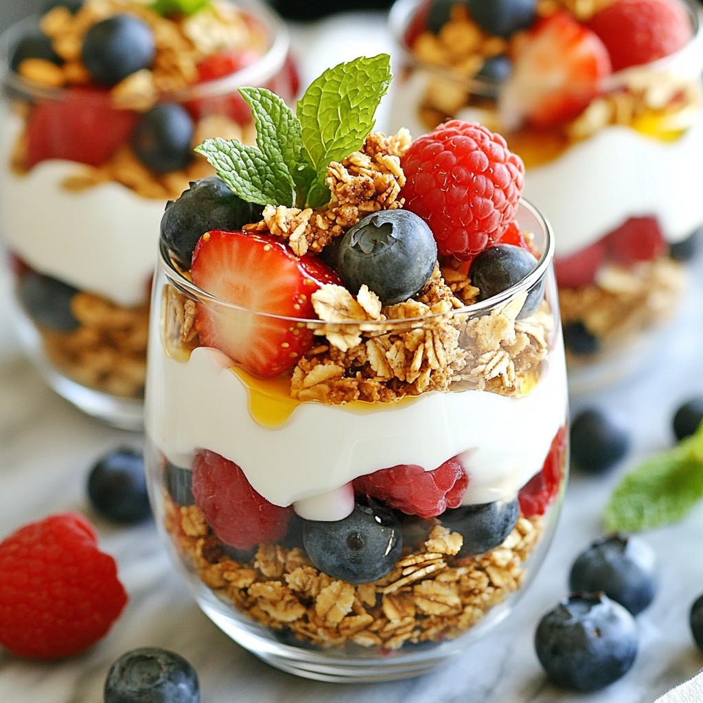 Fluffy Rapid Meals Greek Yogurt Berry Parfait Recipe