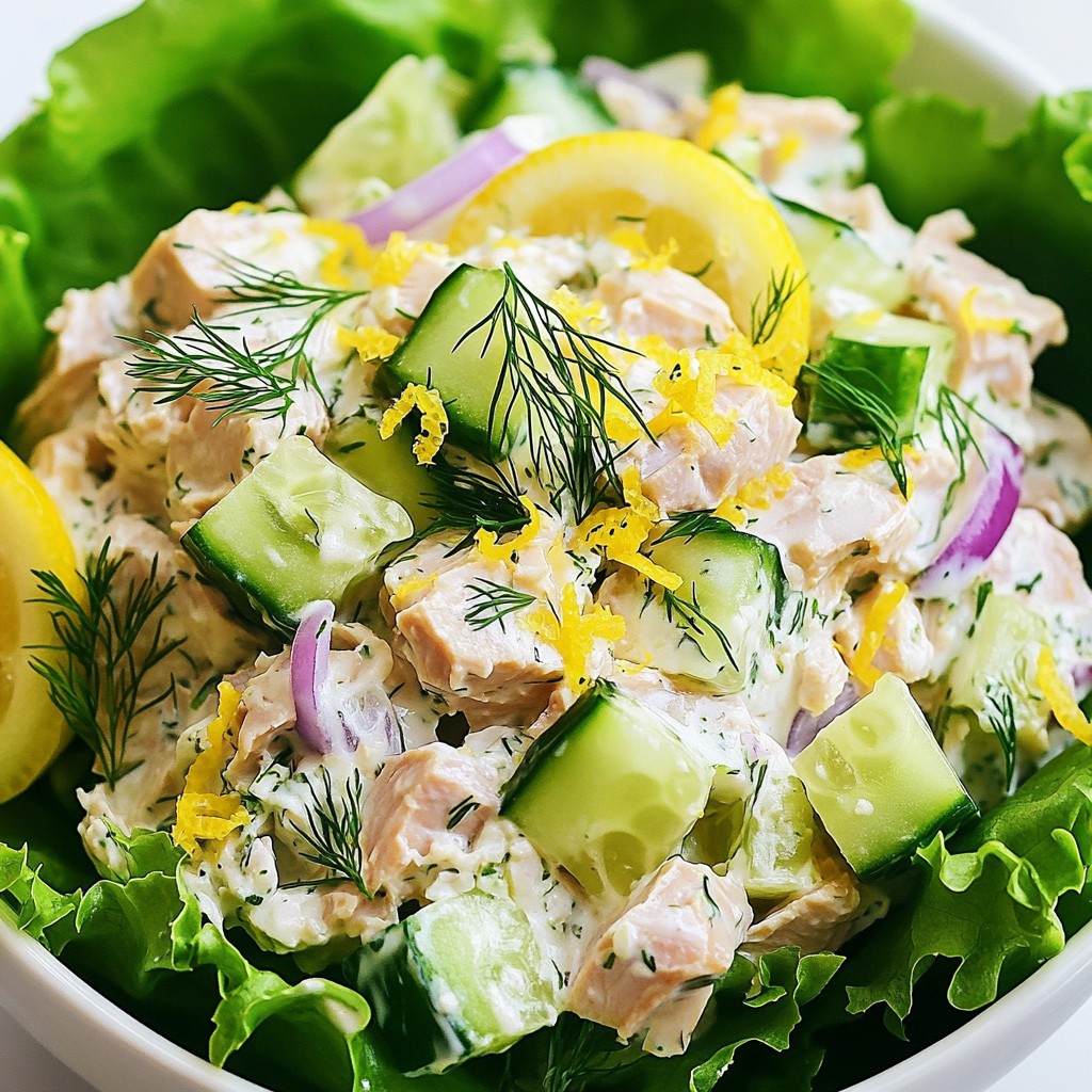 Simple Recipes Lemon Dill Tuna Salad Easy Delight