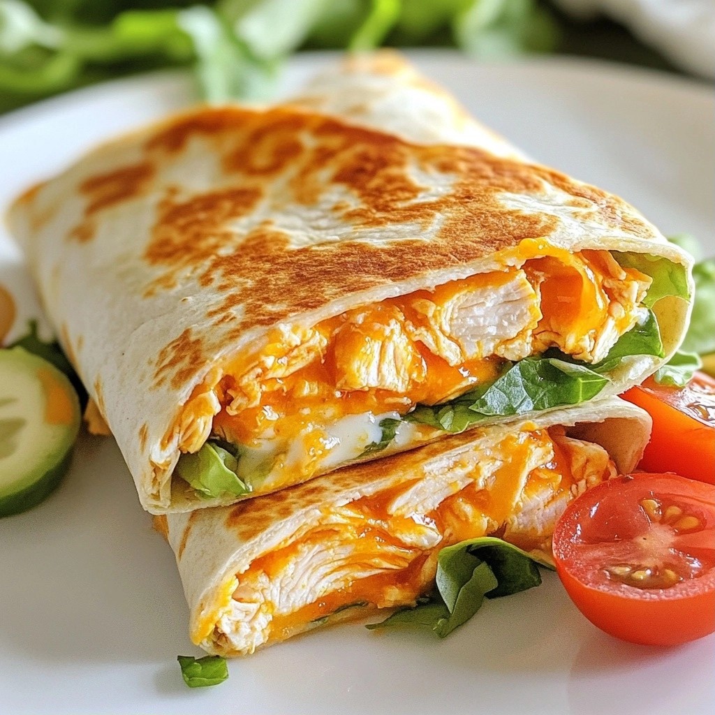 Rapid Meals Buffalo Chicken Wrap Delightful Recipe