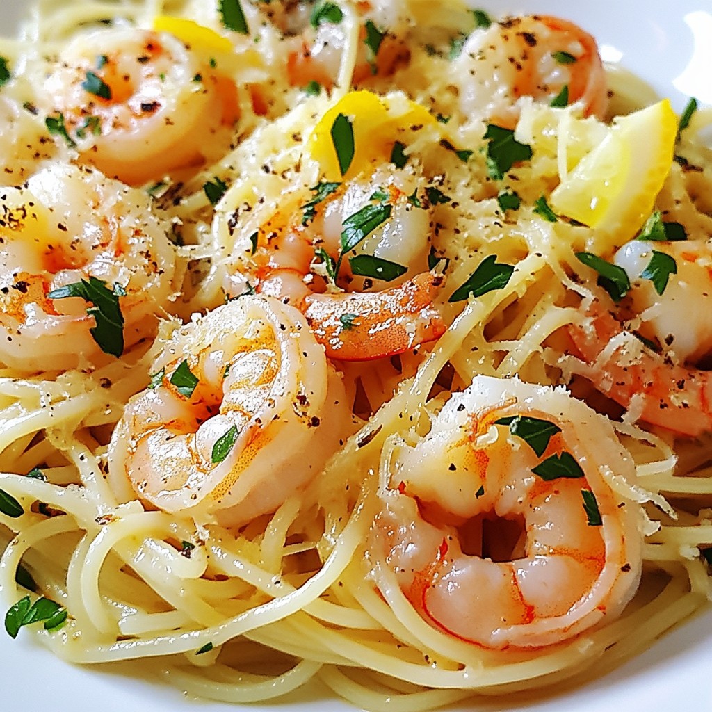 Fresh 15-Minute Meals Lemon Herb Shrimp Pasta Delight