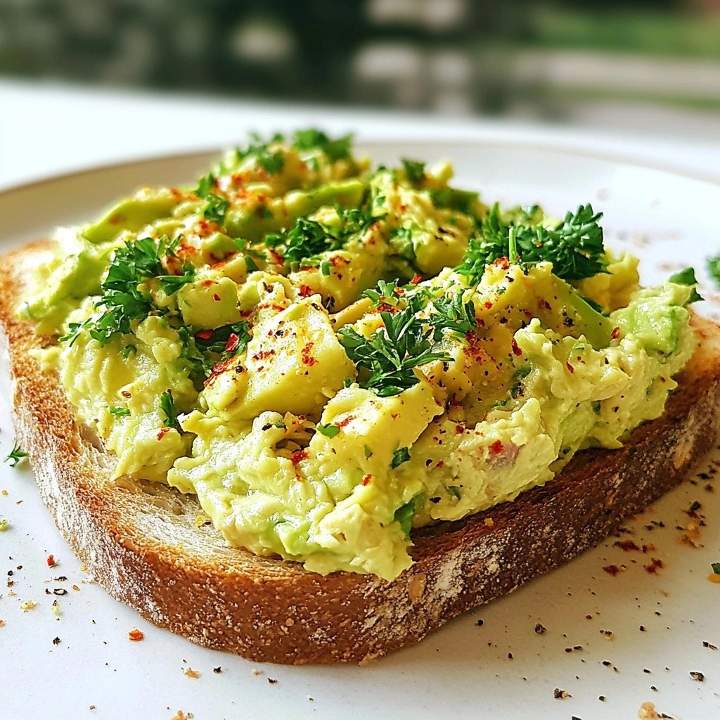 Creamy Quick Recipes Tuna & Avocado Toast Delight