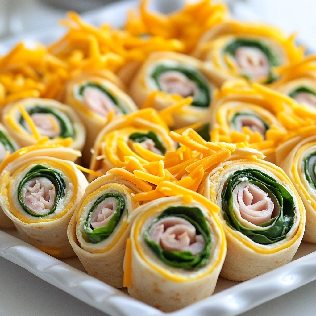Quick Recipes Turkey Turkey Ham & Cheese Pinwheels Delight
