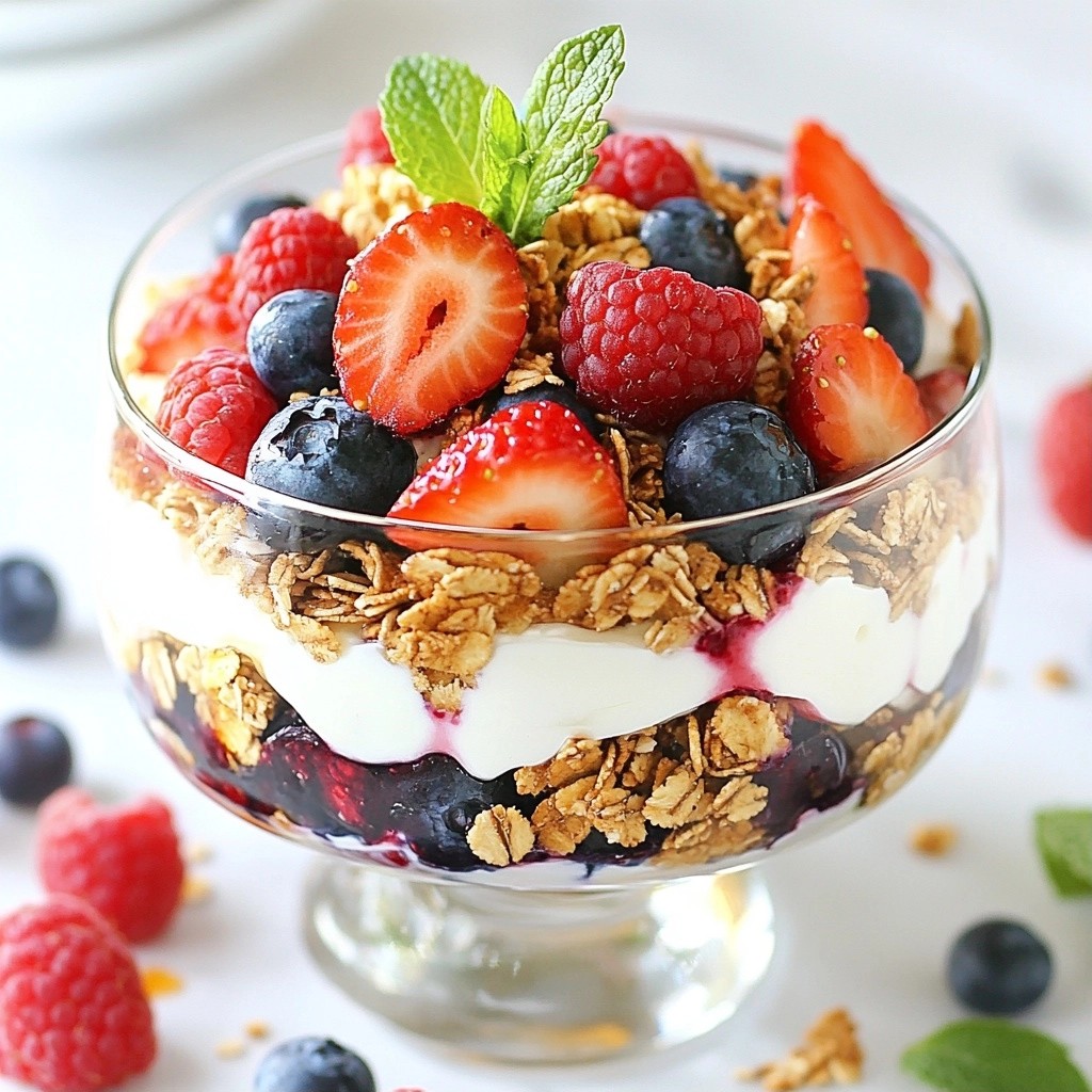 Simple Recipes Greek Yogurt & Berry Parfait Delight