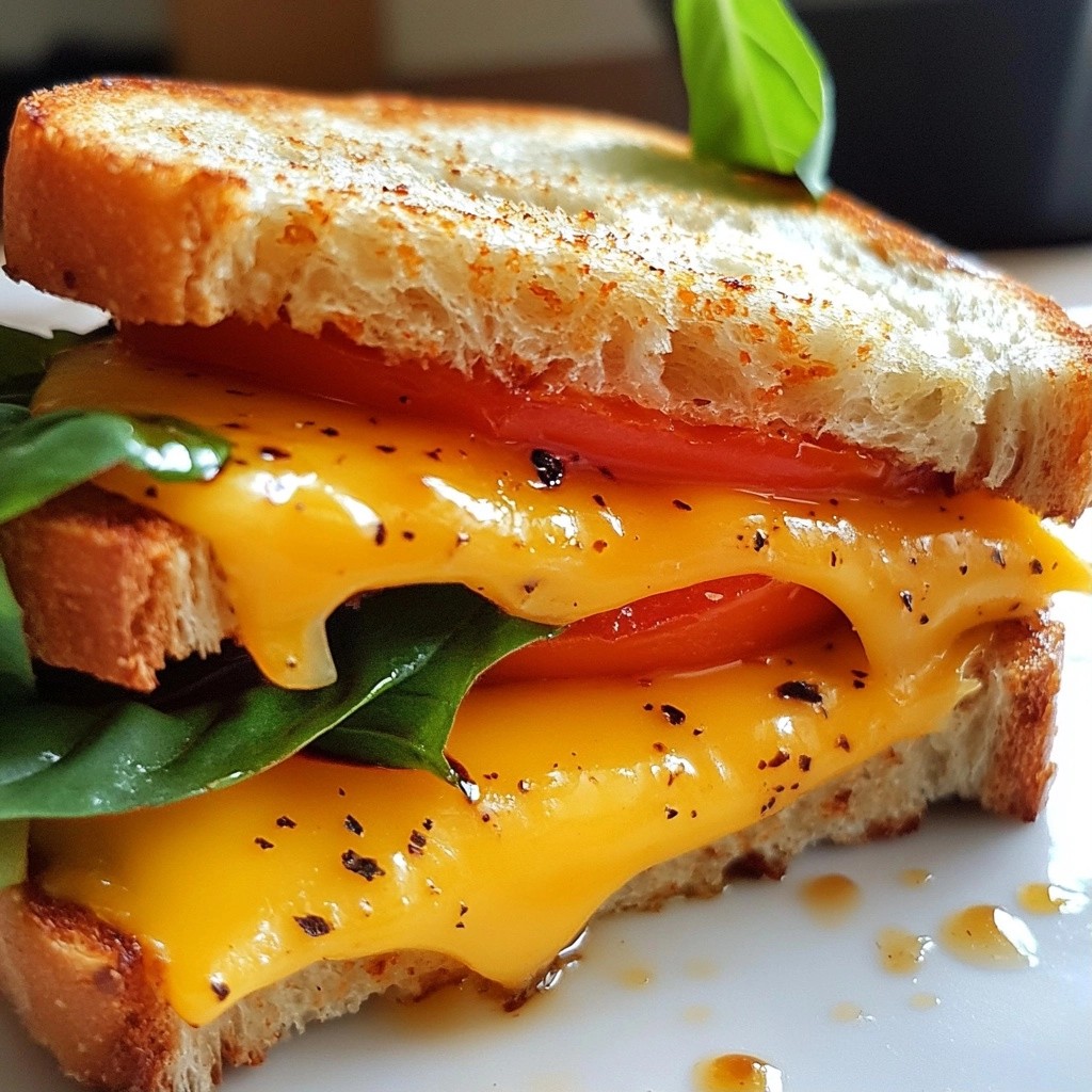 Simple Recipes Tomato Basil Grilled Cheese Delight