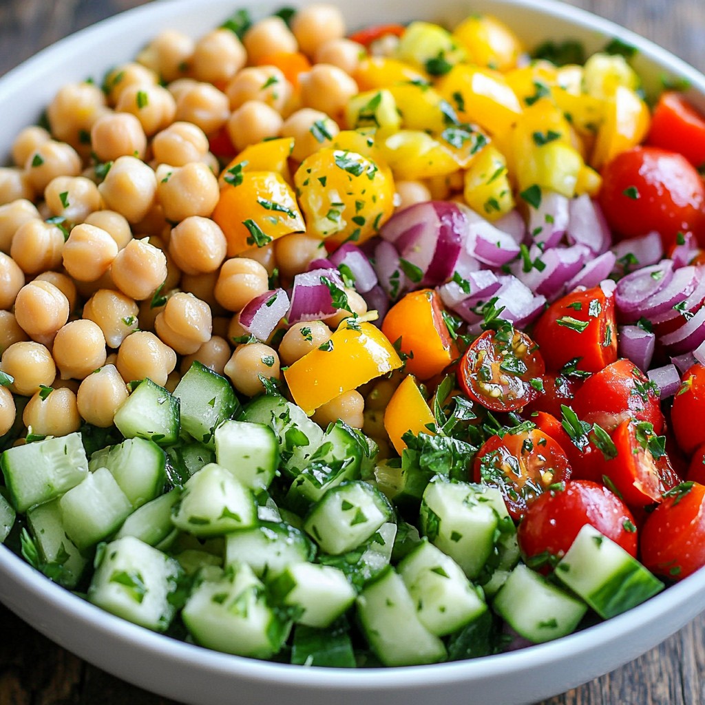 Tangy Rapid Meals Lemon Chickpea Salad Delight