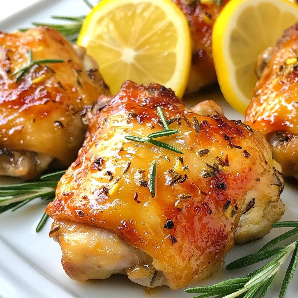 Herbed 15-Minute Meals Lemon Rosemary Chicken Thighs