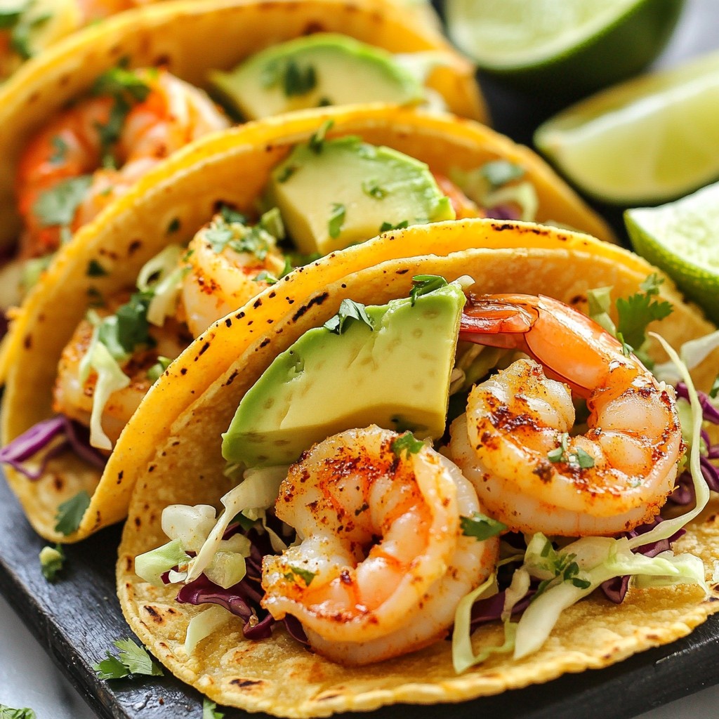 Quick Recipes Garlic Lime Shrimp Tacos Tasty Delight