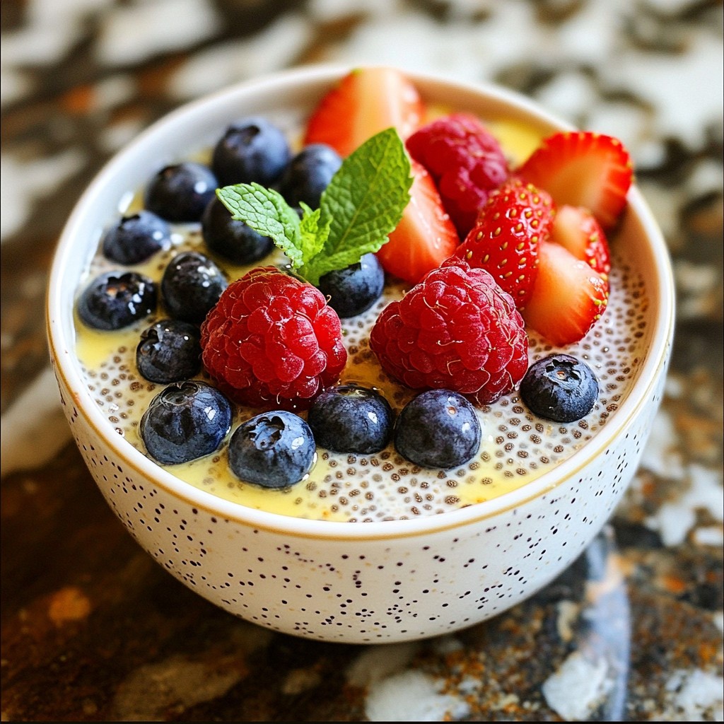 Quick Recipes Chia Berry Overnight Oats Delight