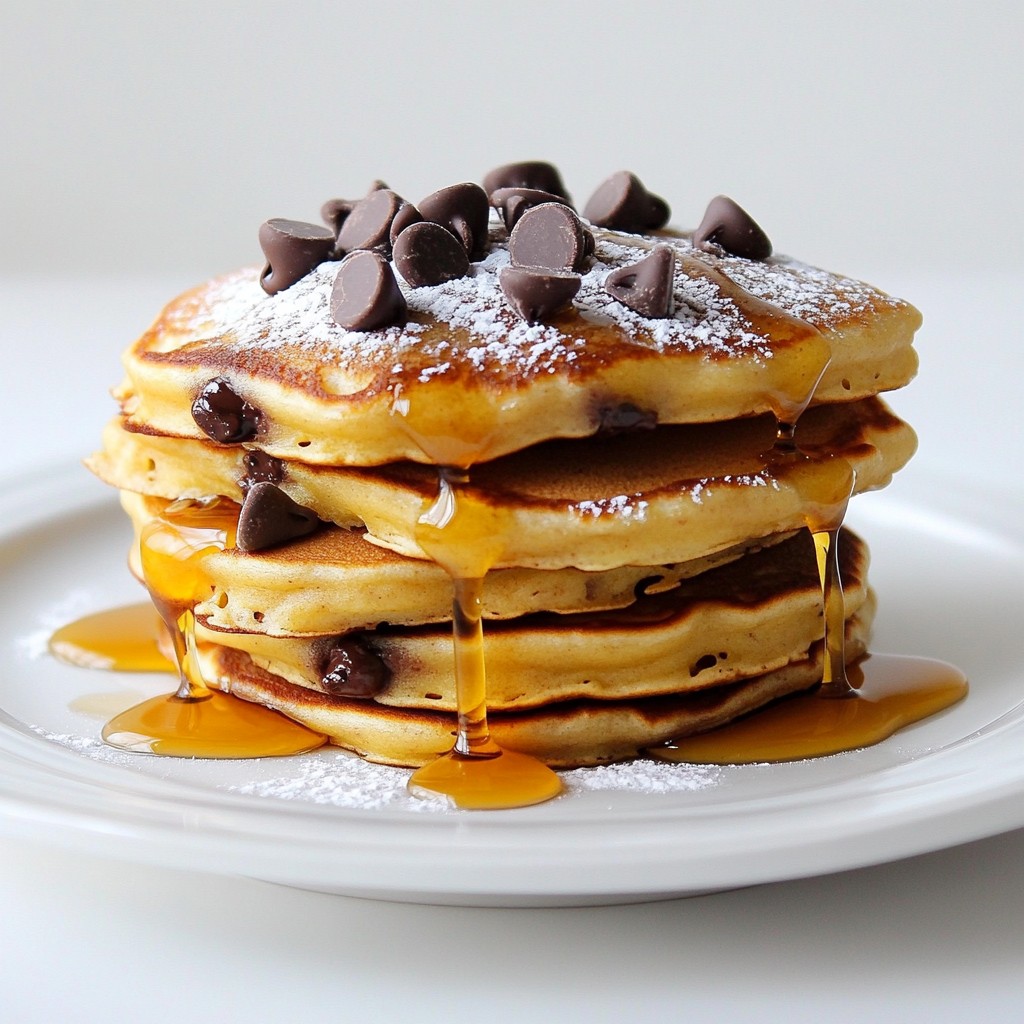 Fluffy Rapid Meals Chocolate Chip Pancakes Recipe