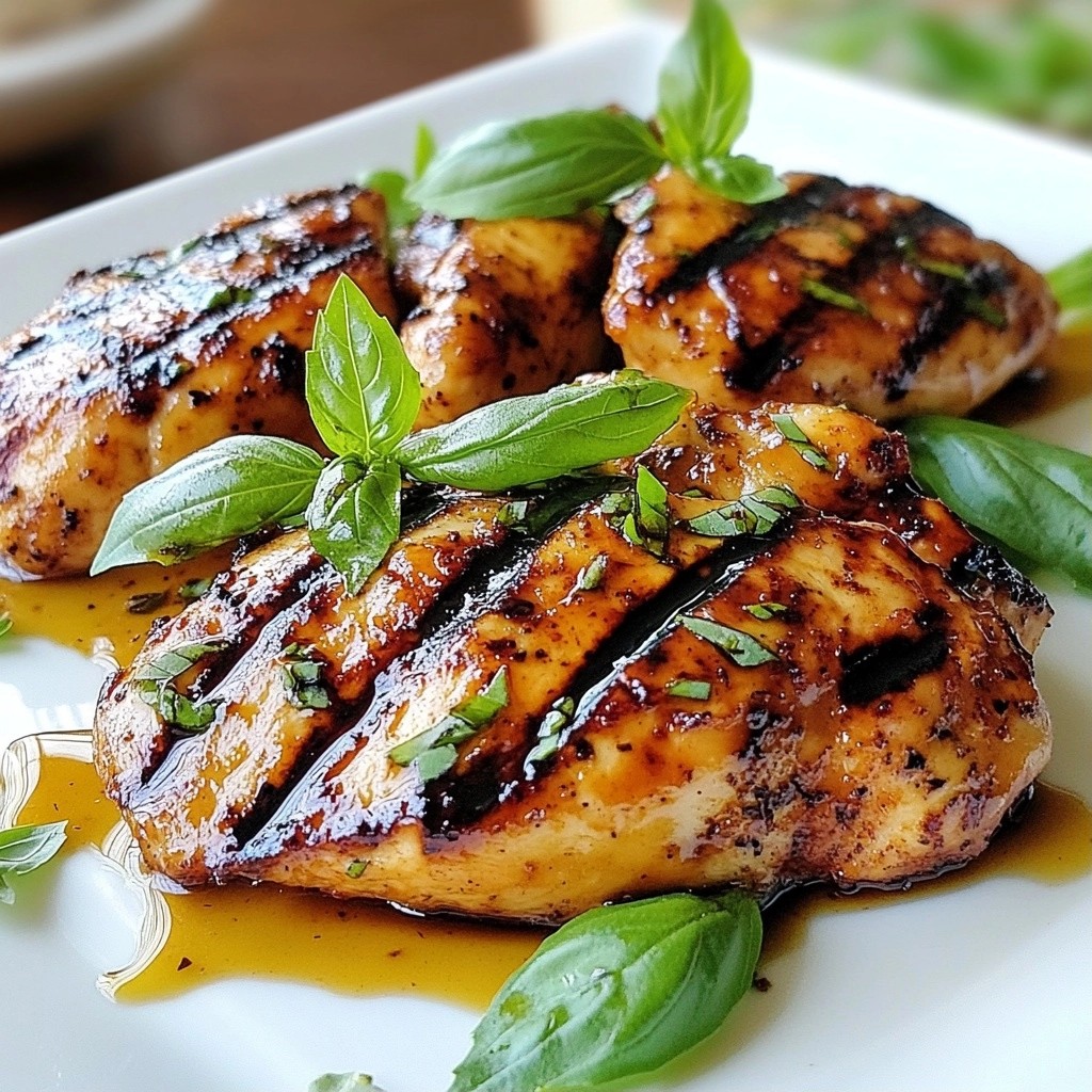 Quick Recipes Balsamic Glazed Chicken Breasts Delight