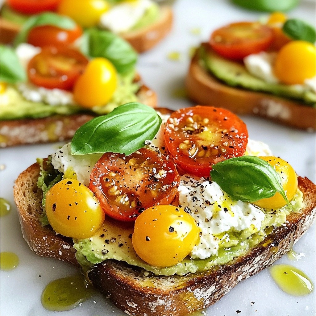 Fluffy 15-Minute Meals Avocado Ricotta Toast Recipe