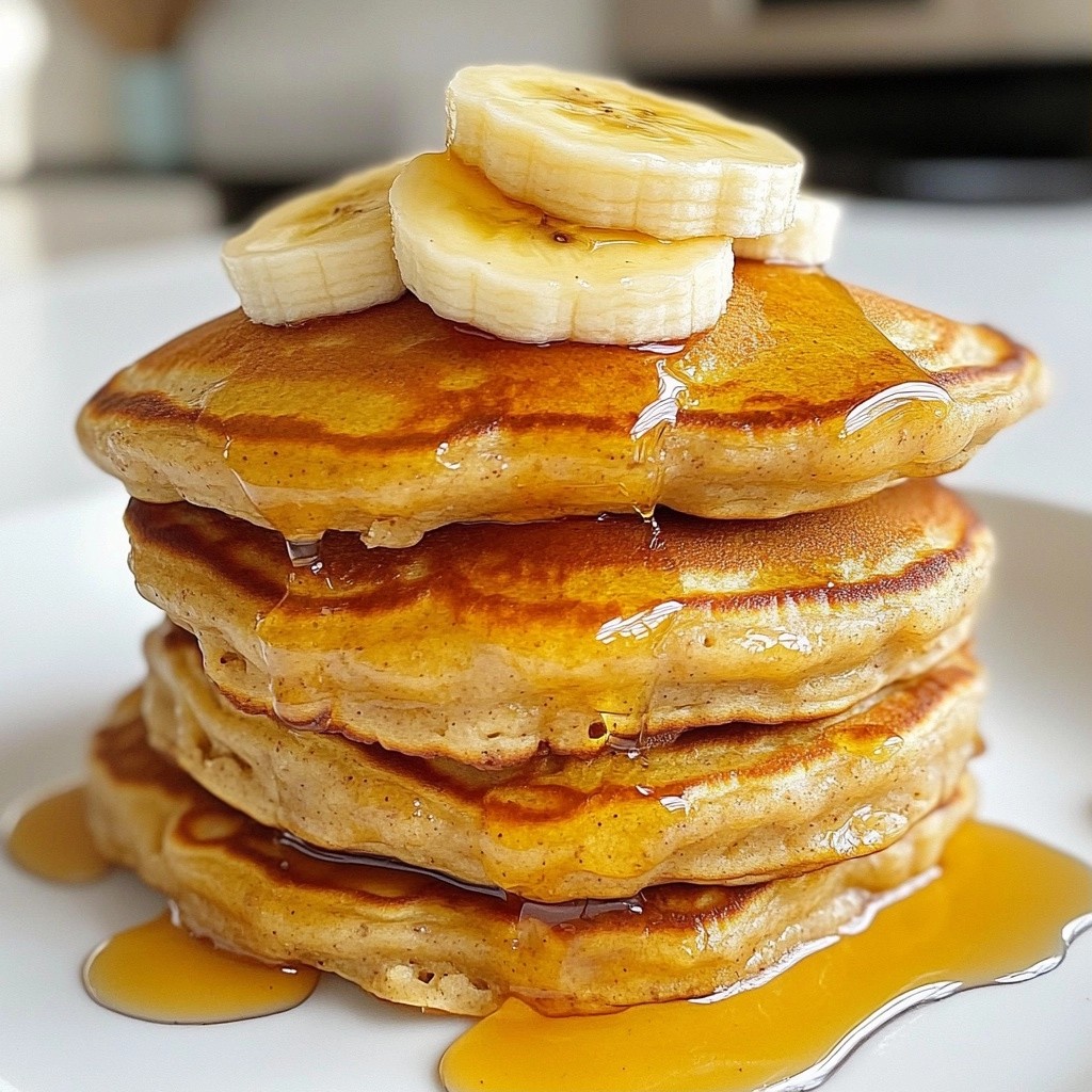 Fluffy Rapid Meals Banana Oat Pancakes Recipe