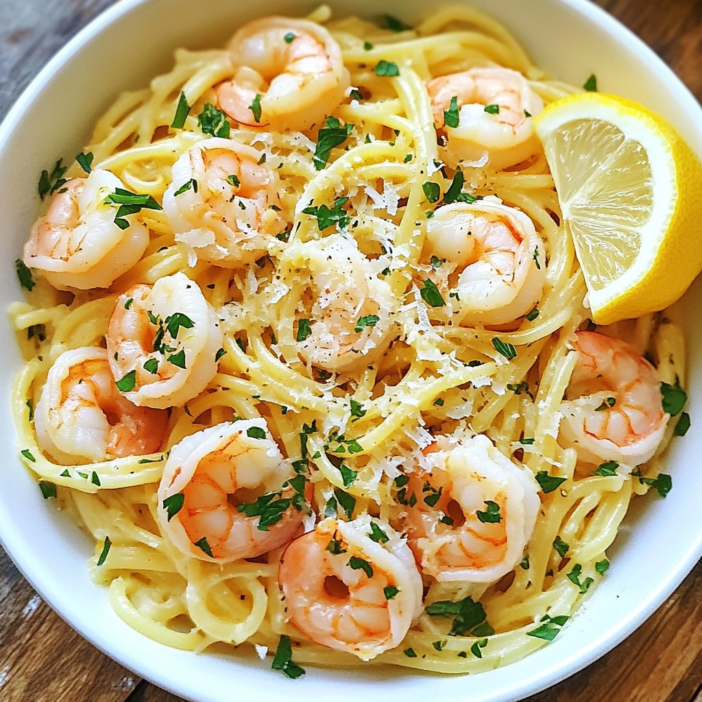 Fresh 15-Minute Meals Lemon Herb Shrimp Pasta Delight