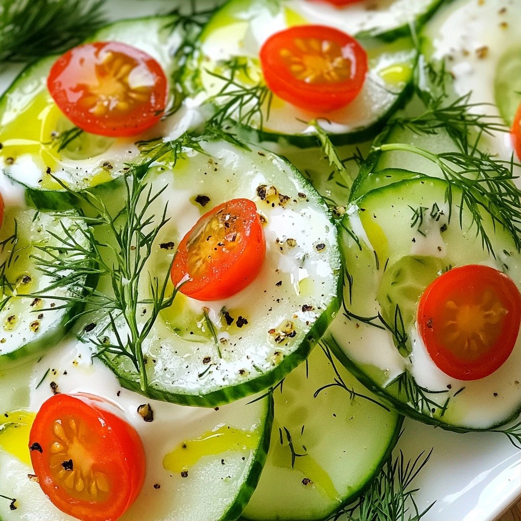 Simple 15-Minute Meals Creamy Cucumber Dill Salad