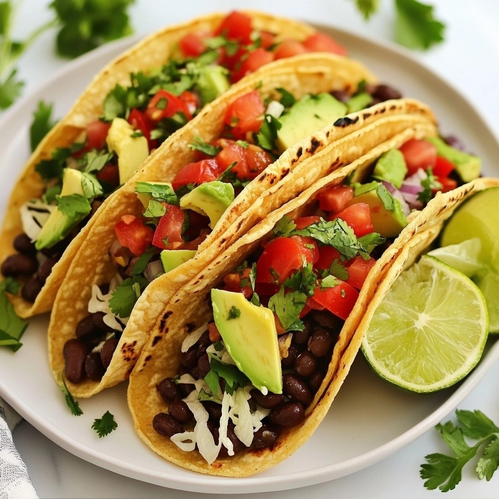 Smoky 15-Minute Meals Black Bean Tacos Delight