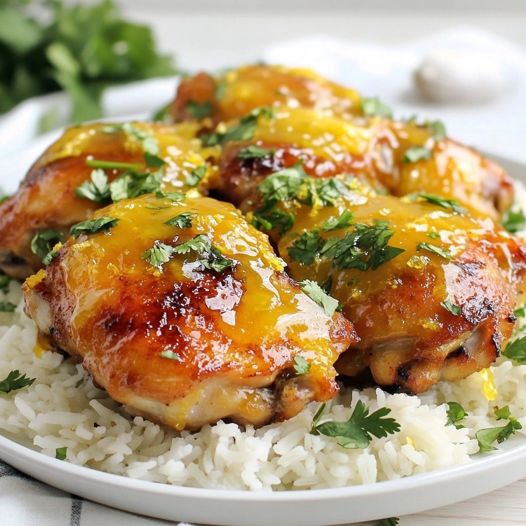 Tangy 15-Minute Meals Citrus Glazed Chicken Thighs