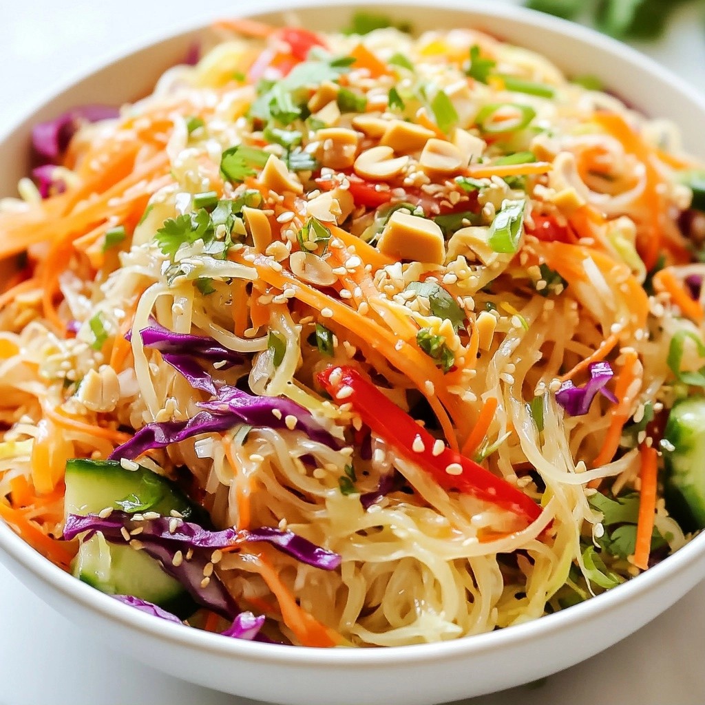 Simple Recipes No-Cook Asian Peanut Noodle Salad Delight