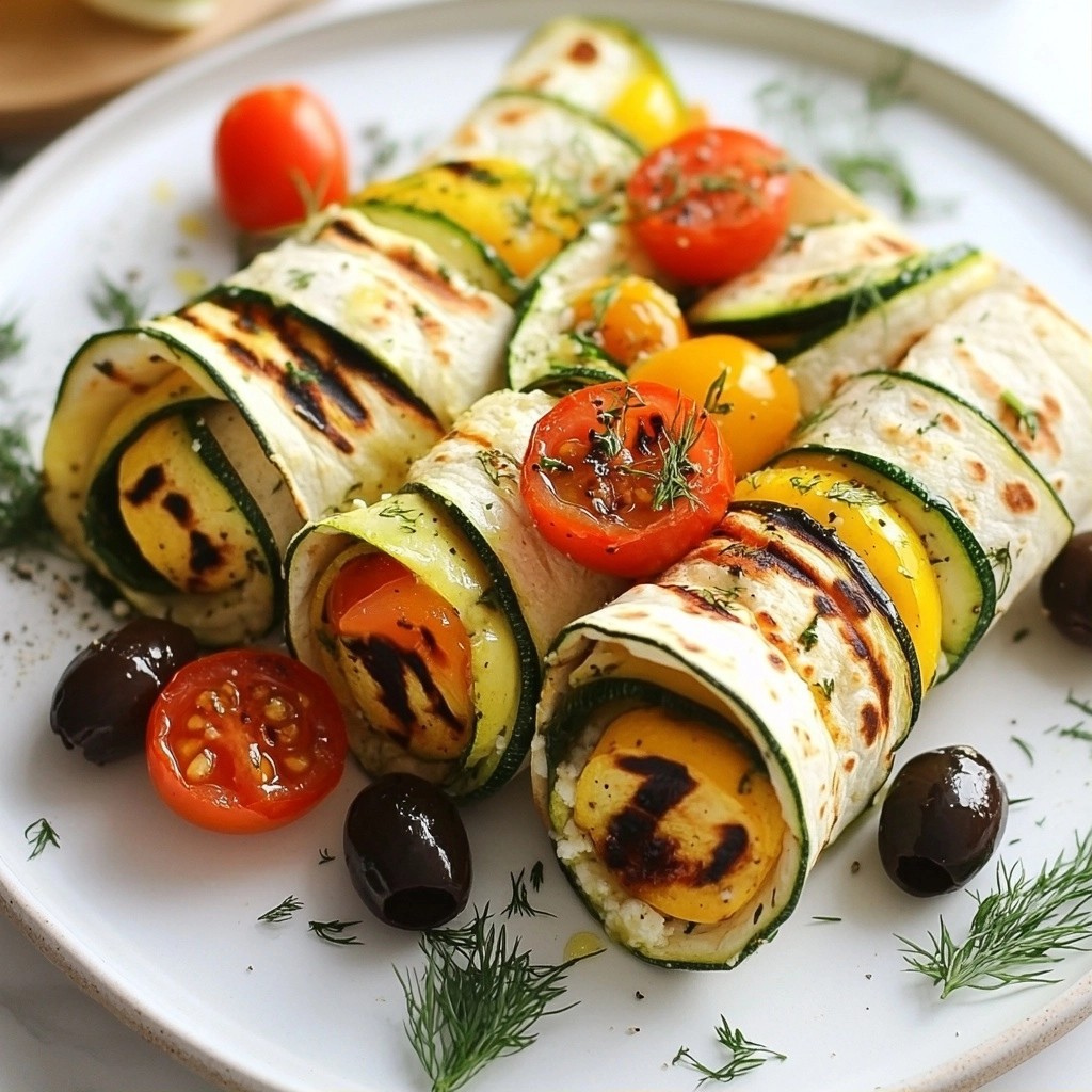 Easy Meals Zucchini & Feta Wrap Delight