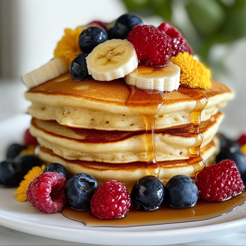 Fluffy 15-Minute Meals Greek Yogurt Pancakes Delight