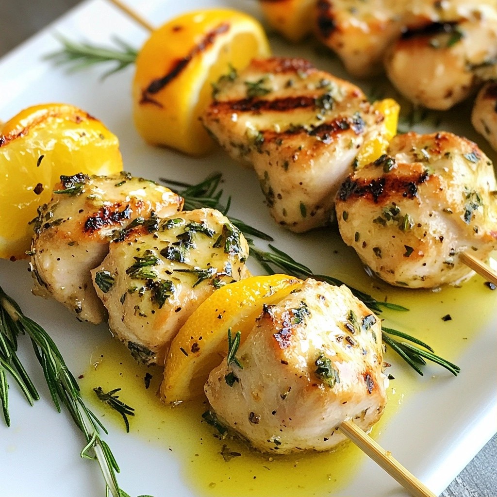 Zesty 15-Minute Meals Citrus Herb Chicken Skewers