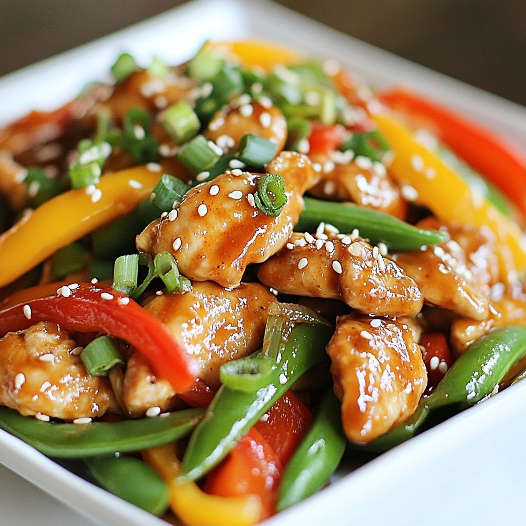 Fast Cooking Ginger Soy Chicken Stir-Fry Delight