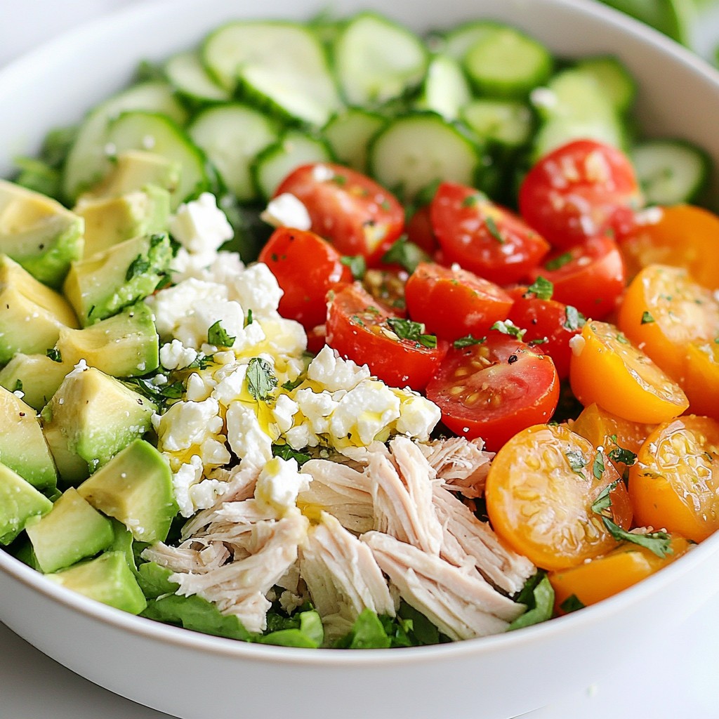 Fast Cooking Turkey Avocado Salad Bowl Recipe Delight