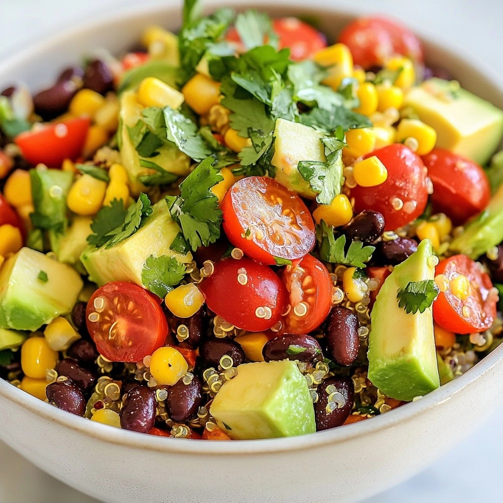Quick Recipes Southwest Quinoa Salad Healthy Meal