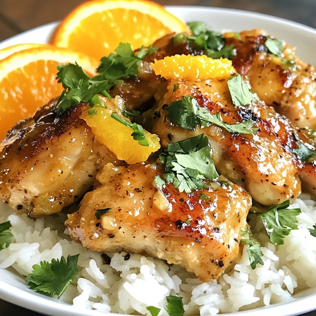 Tangy 15-Minute Meals Orange Ginger Chicken Delight