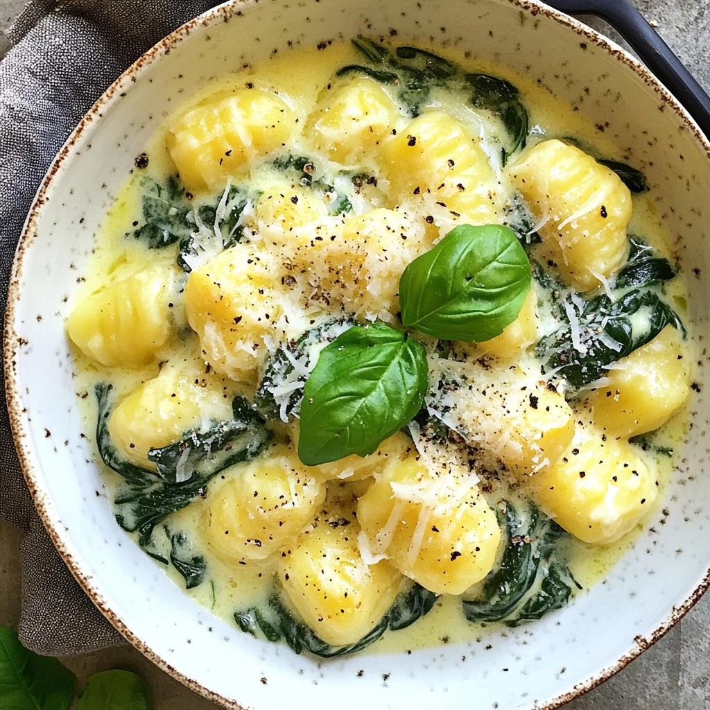 Cheesy 15-Minute Meals Spinach & Ricotta Gnocchi Dish