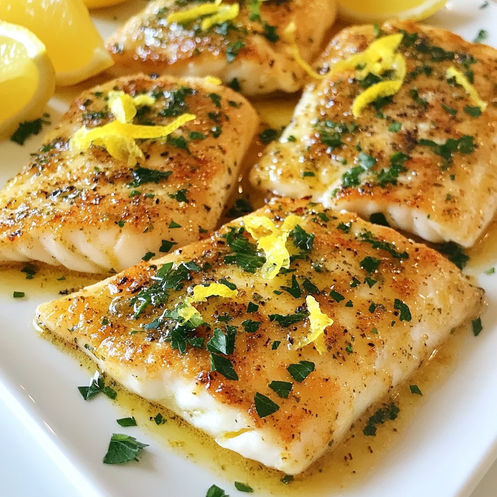 Flaky 15-Minute Meals Lemon Butter Fish Fillets Delight