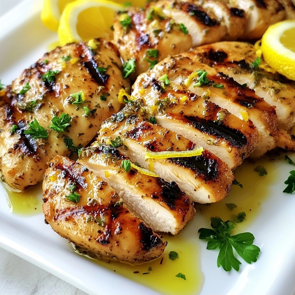 Zesty 15-Minute Meals Grilled Lemon Herb Chicken