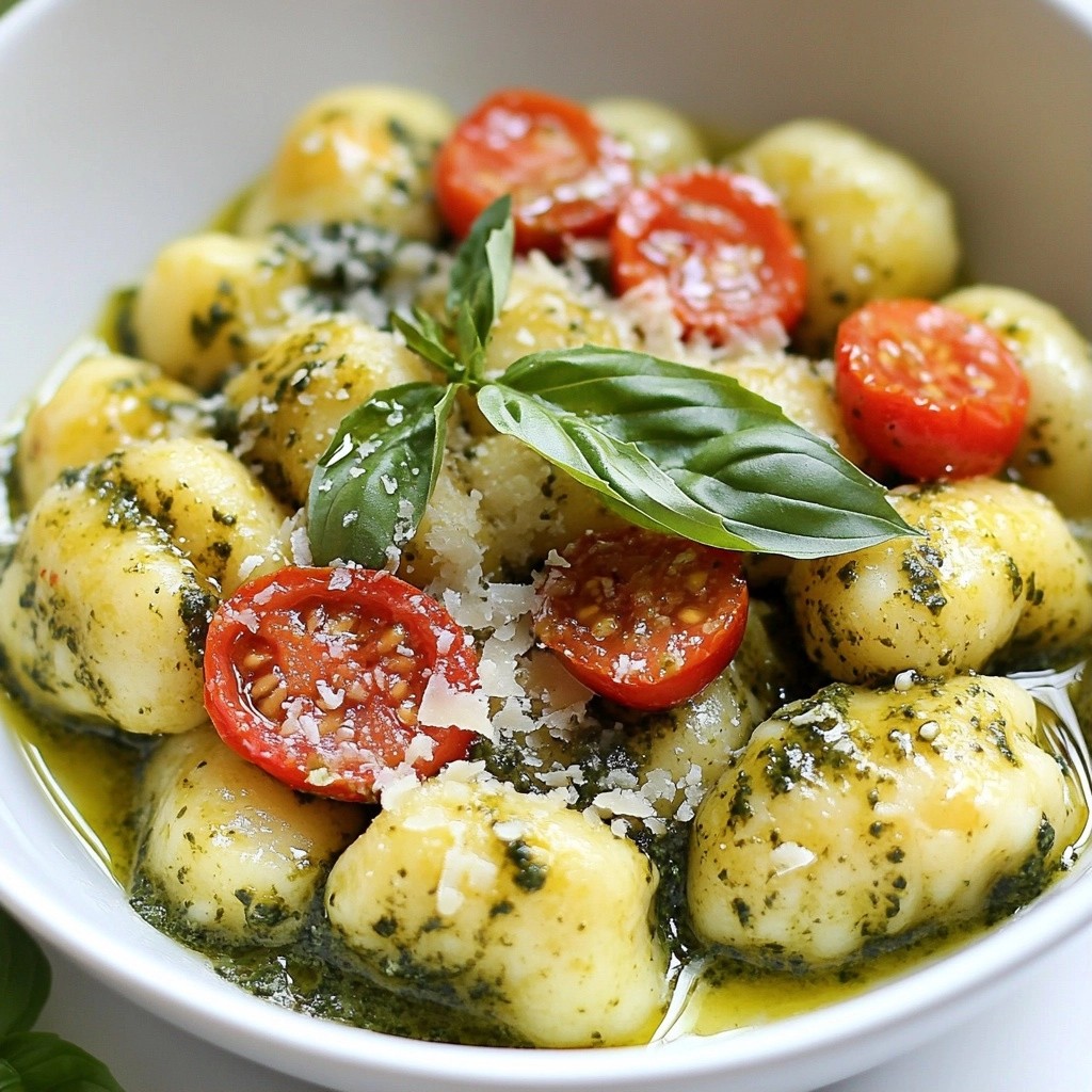 Easy Meals Creamy Pesto Gnocchi Simple Recipe Guide