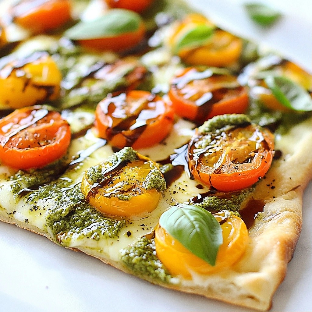 Simple Recipes Pesto Mozzarella Flatbread Delight