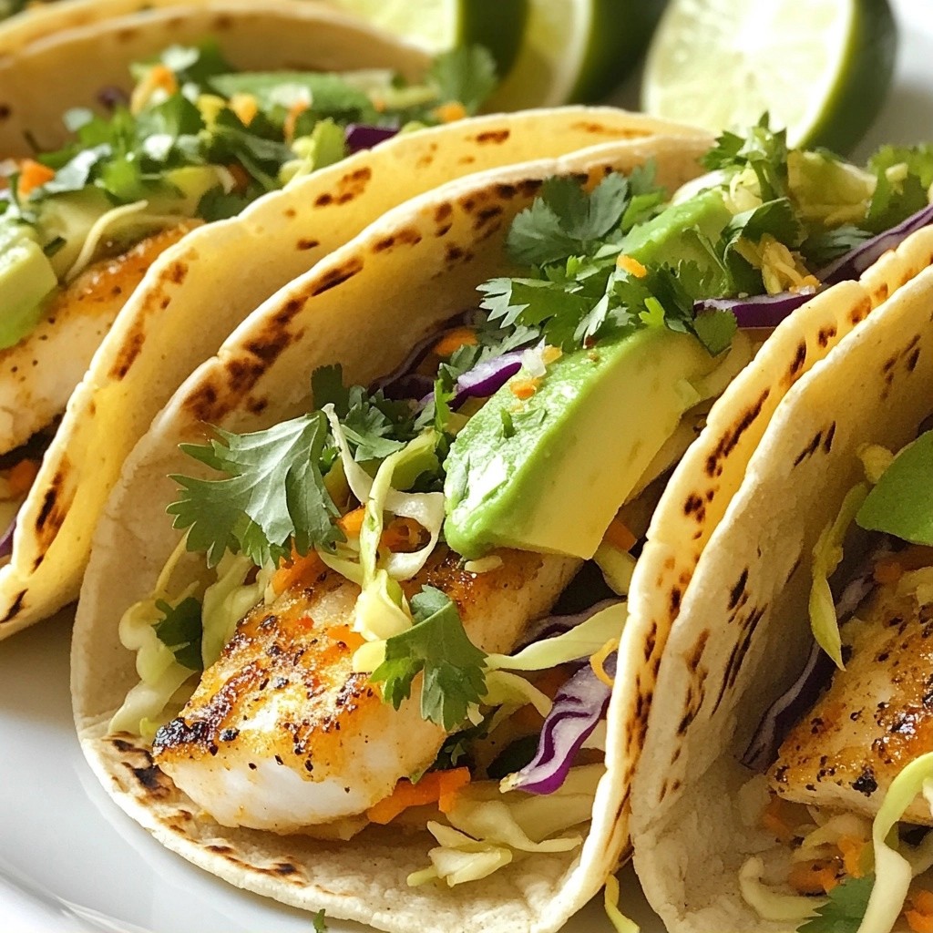 Simple Recipes Lemon Garlic Fish Tacos Delight