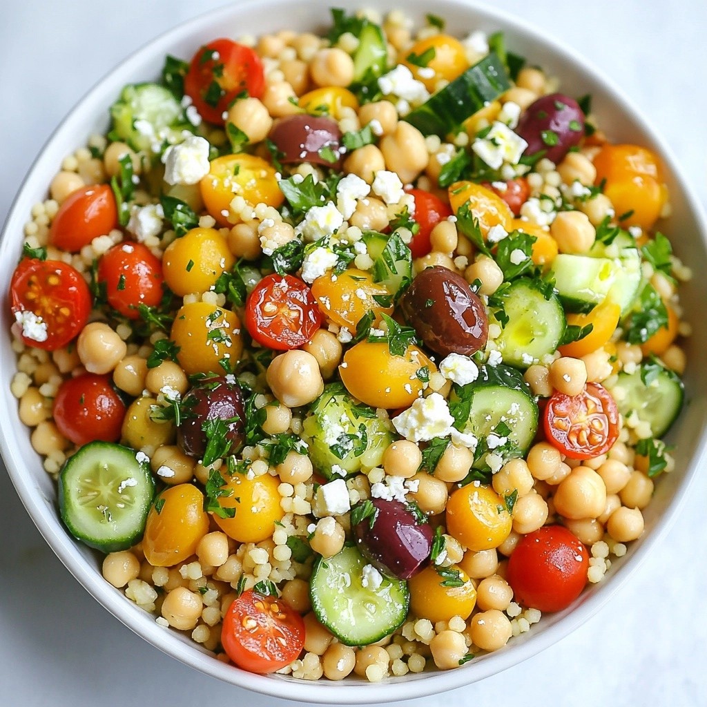 Easy Meals No-Cook Mediterranean Couscous Delight