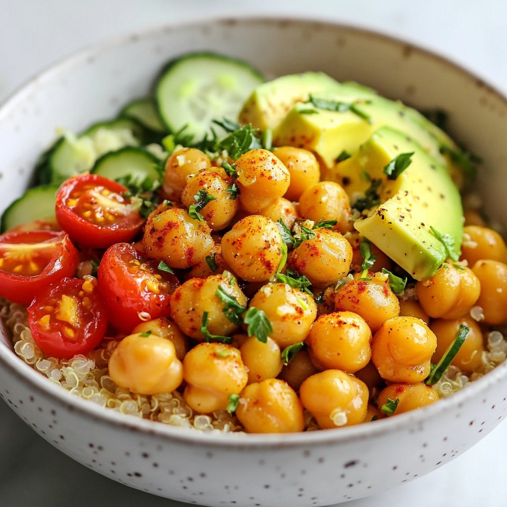 Simple Recipes Lemon Garlic Chickpea Bowl Tasty Meal