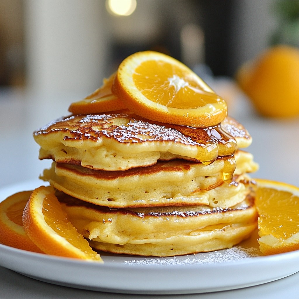 Fluffy Rapid Meals Orange Ricotta Pancakes Delight