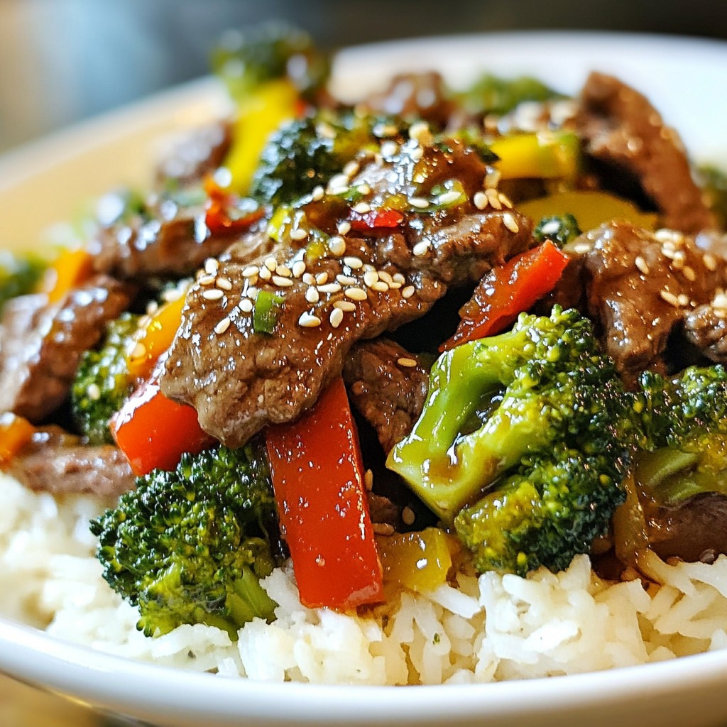 Fast Cooking Beef & Broccoli Stir-Fry Easy Recipe