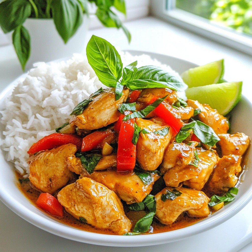 Spicy 15-Minute Meals Thai Basil Chicken Delight